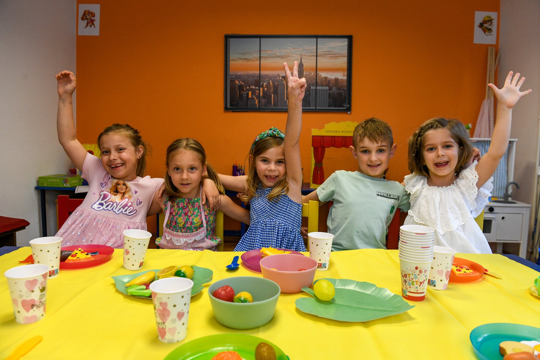 Djeca predškolske dobi na jezičnoj igraonici u Dicti